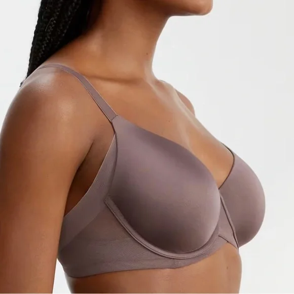 NWT *Flawed* WACOAL Ultimate Side Smoother T-Shirt Purple Bra 🪻 Size 36DDD - Picture 2 of 16